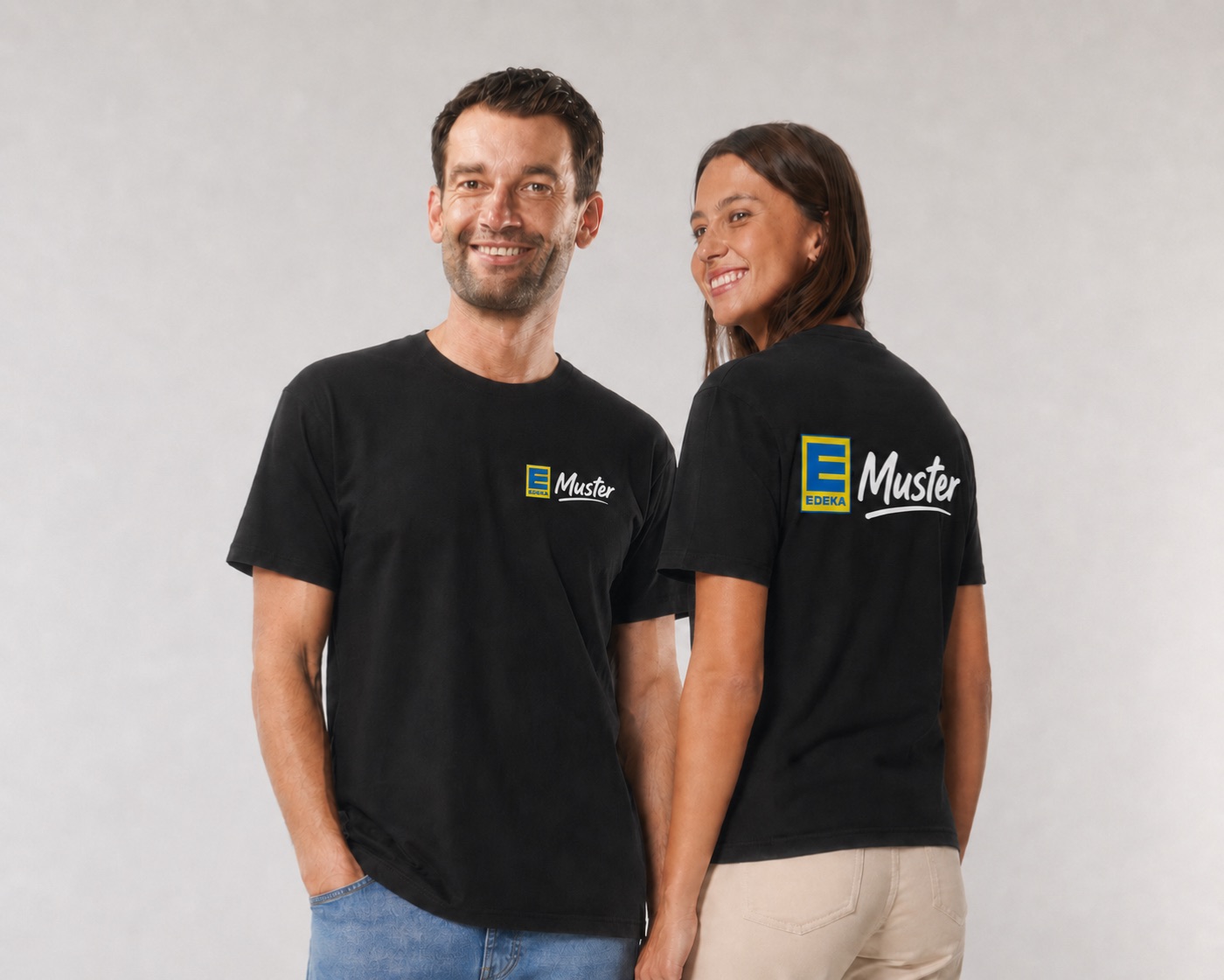 Kuratierte Teamkleidung für EDEKA-Märkte